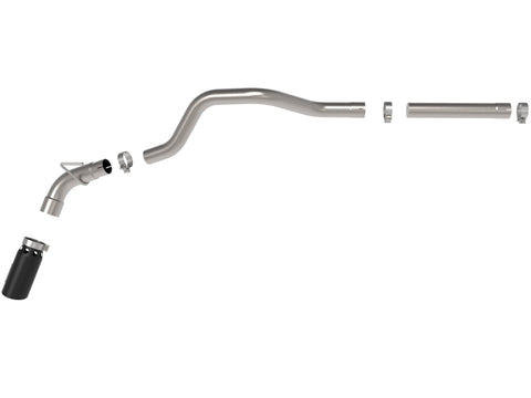 aFe LARGE BORE HD 3in 409-SS DPF-Back Exhaust w/Black Tip 14-18 RAM 1500 EcoDiesel V6-3.0L (td) - 49-42065-B