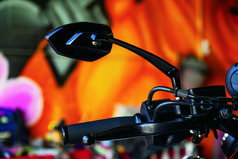 Kuryakyn Phantom Mirrors Gloss Black - 1963