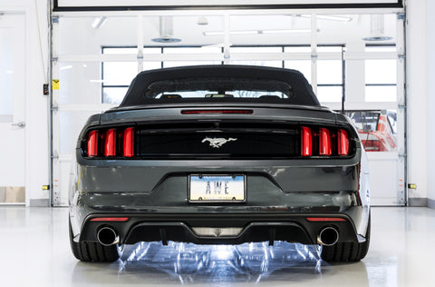 AWE Tuning S550 Mustang EcoBoost Axle-Back Exhaust - Touring Edition (Chrome Silver Tips) - 3015-32086