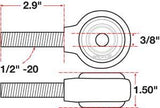 SPC Performance xAxis Rod End Ball Joint - 15745