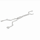 MagnaFlow CatBack 16-19 Cadillac CT6 V6 3.0L Street Series 2.5in Pipe Dia Polished Tips - 19301