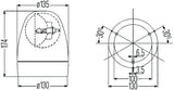 Hella Rotating Beacon H 12V Yellow Mg12 2Rl - 007337001