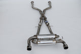 Invidia 2022+ Nissan Z 70mm Gemini Cat Back Exhaust - Rolled SS Tips - HS22N4Z7GM1RSL