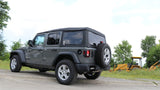 Corsa 18+ Jeep Wrangler JL 2.5in Dual Rear Turn Down Exit Touring Axle-Back Exhaust - 21015