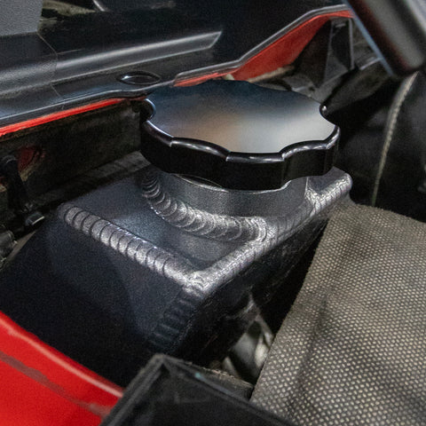Wehrli 10-12 Cummins 6.7L Coolant Tank (OEM Placement) - WCFab Grey - WCF100212-GRY
