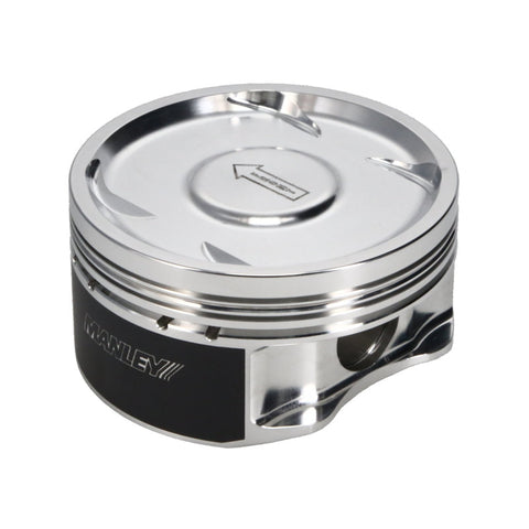 Manley Subaru EJ257 100.25mm Bore +.75mm Over Size Bore 8.5:1 CR Dish Piston Set with Rings - 612007C-4