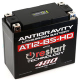 Antigravity YT12-BS High Power Lithium Battery w/Re-Start - AG-AT12BS-HD-RS