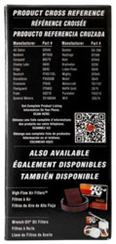 K&N Cellulose Media Fuel Filter 2.125in OD x 5.438in L - PF-2500