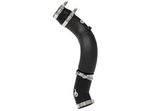 aFe BladeRunner 3-1/2in Aluminum Cold Charge Pipe Black RAM Diesel Trucks 25-26 L6-6.7L (td) - 46-20819-B