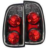ANZO 2000-2006 Toyota Tundra Taillights Black (Regular & Access Cab Models Only) - 211126