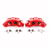 Power Stop 00-05 Ford Excursion Front Red Calipers w/Brackets - Pair - S4790