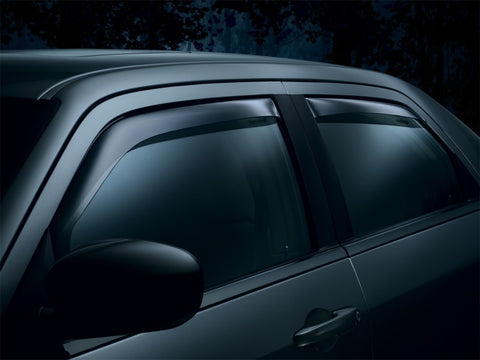 WeatherTech 14-15 Infiniti Q70 (Long Wheelbase) Front and Rear Side Window Deflectors - Dark Smoke - 84539