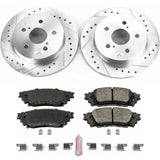 Power Stop 15-17 Lexus NX200t Rear Z23 Evolution Sport Brake Kit - K7739