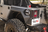 Rugged Ridge XHD Rear Armor Fenders Pair 4 Dr 07-18 Jeep Wrangler JKU - 11615.02