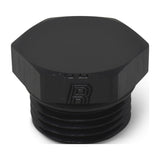 Russell Performance -6 AN Straight Thread Plug (Black) - 660273