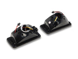 Raxiom 97-06 Jeep Wrangler TJ Axial Series LED Sequential Cornering Lights- Smoked - J211784