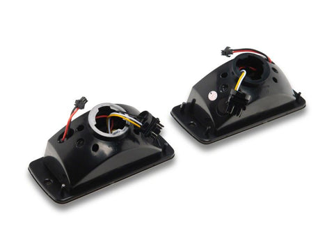 Raxiom 97-06 Jeep Wrangler TJ Axial Series LED Sequential Cornering Lights- Smoked - J211784