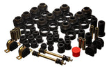 Energy Suspension 92-97 Chevy Suburban 4WD Black Hyper-flex Master Bushing Set - 3.18127G