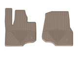 WeatherTech 2018+ Lincoln Navigator / Navigator L Front Rubber Mats - Tan - W477TN