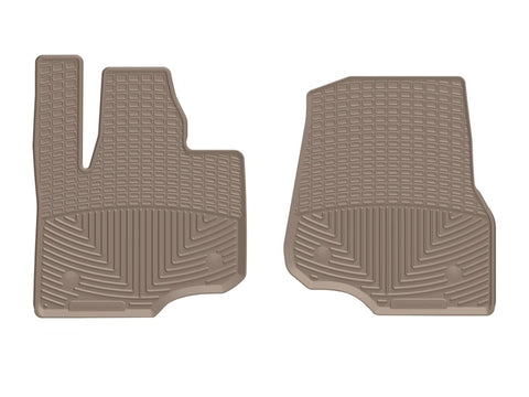 WeatherTech 2018+ Lincoln Navigator / Navigator L Front Rubber Mats - Tan - W477TN