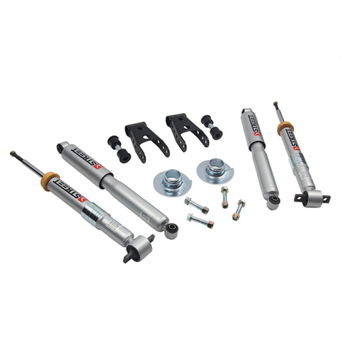 Belltech 15-17 Ford F-150 +1in to -3in Front 2in Rear Lowering Kit - 1002SP