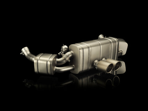 Akrapovic 12-15 Porsche Boxster (981) Slip-On Line (Titanium) w/ Titanium Tips - S-PO981SO-HT/1