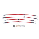 Power Stop 15-17 Subaru WRX Front & Rear SS Braided Brake Hose Kit - BH00103