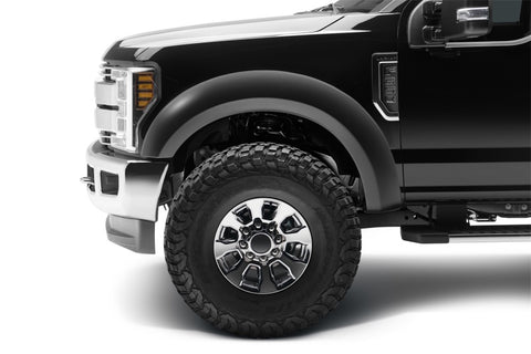 Bushwacker 17-18 Ford F-250 Super Duty Extend-A-Fender Style Flares 4pc - Black - 20943-02