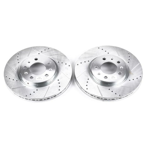 Power Stop 06-09 Pontiac Solstice Front Evolution Drilled & Slotted Rotors - Pair - AR82108XPR