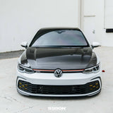 Seibon 22-23 Volkswagen Golf GTI/R TM-Style Carbon Fiber Hood - HD22VWG8-TM