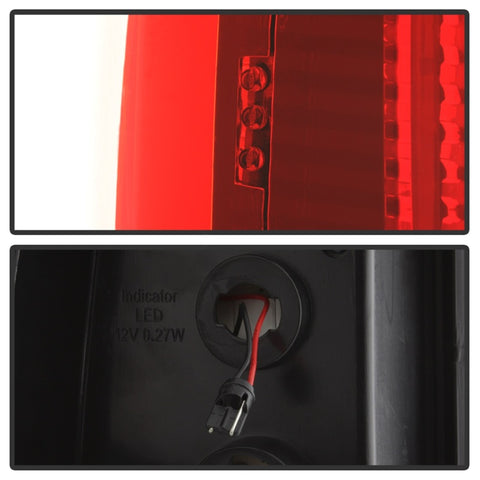 xTune Chevy Silverado 1500/2500/3500 99-02 / Version 3 Tail Lights Red Clear ALT-ON-CS99V3-LBLED-RC - 9038792