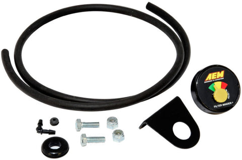 AEM Universal Filter Minder Restriction Gauge - 20in Remote Mount Kit - 30-5121