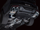 AWE 2024 Ford Mustang Dark Horse S650 RWD SwitchPath Cat-Back Exhaust w/ Quad Chrome Silver Tips - 3025-42375
