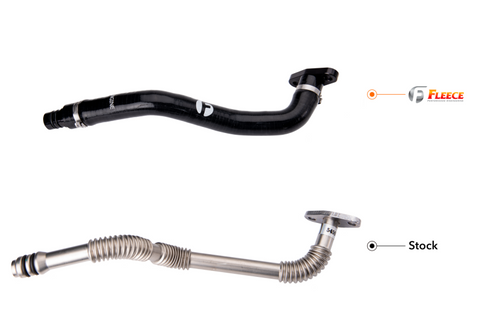 Fleece Performance 19-22 Dodge 2500/3500 6.7L Cummins Turbo Drain Tube Kit - FPE-CTDT-19-KIT