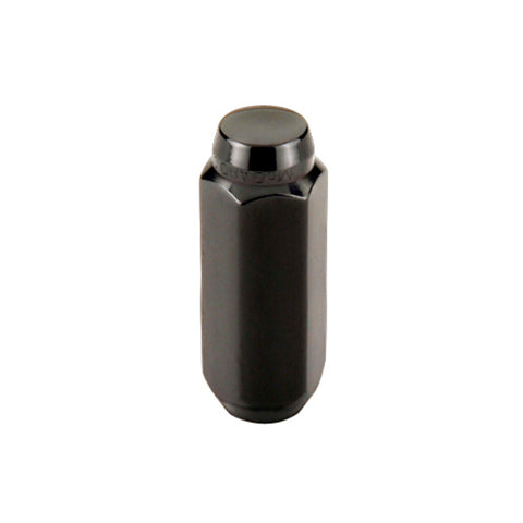 McGard Hex Lug Nut (Cone Seat) M14X2.0 / 13/16 Hex / 2.25in. Length (4-Pack) - Black - 64025
