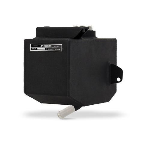 Mishimoto 2021+ Ford Bronco 2.3/2.7L EcoBoost Expansion Tank - Micro Wrinkle Black - MMRT-BR-21MWBK