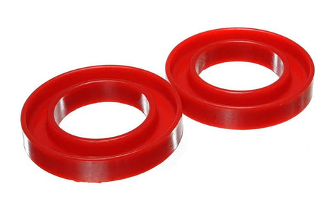Energy Suspension R1500 2Wd Front Coil Spring Isolator Set - Red - 5.6111R