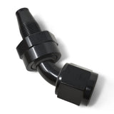 Russell Performance -10 AN 45 Degree Hose End Without Socket - Black - 615113