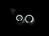 ANZO 2002-2003 Lexus Es300 Projector Headlights w/ Halo Black - 121232