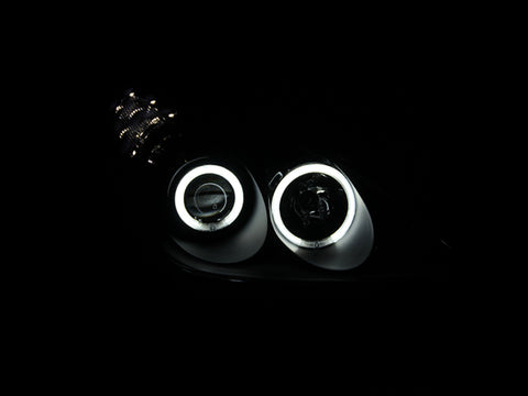 ANZO 2002-2003 Lexus Es300 Projector Headlights w/ Halo Chrome (CCFL) - 121173