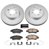 Power Stop 09-14 Honda Fit Front Z17 Evolution Geomet Coated Brake Kit - CRK5382