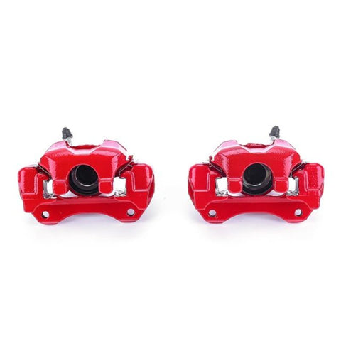 Power Stop 01-03 Toyota Highlander Rear Red Calipers w/Brackets - Pair - S2684A