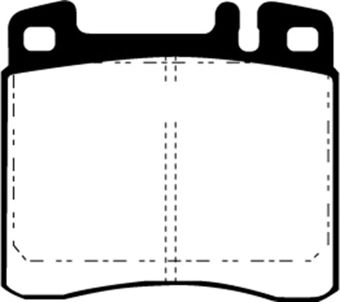 EBC 93 Mercedes-Benz 300 SD (W140) Greenstuff Front Brake Pads - DP2888