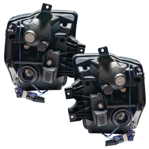 Oracle 08-10 Ford F250/350 LED HL - Black - ColorSHIFT w/ 2.0 Controller - 7190-333