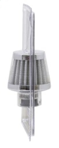 K&N 2in Base OD x .375in Flange ID x 1.75in H Rubber Base Crankcase Vent Filter - White - 62-1600WT