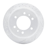 R1 06-10 Hummer H3T Rear Left Drilled & Slotted Geo-Carbon Rotor - 830-93001L