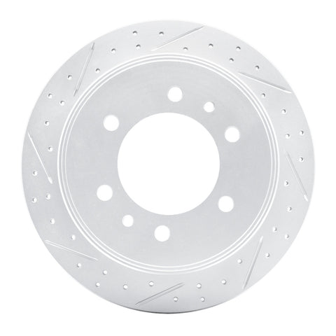 R1 06-10 Hummer H3T Rear Left Drilled & Slotted Geo-Carbon Rotor - 830-93001L