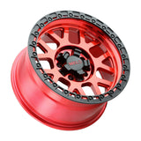 Weld Off-Road W133 17X9 Cinch 5X114.3 5X127 ET-12 BS4.50 Candy Red / Satin Black Ring 78.1 - W13379026450