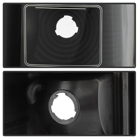 xTune Chevy Silverado 1500/2500/3500 99-02 / Version 3 Tail Lights Black ALT-ON-CS99V3-LBLED-BK - 9038761