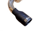 Injen 07-17 Jeep Wrangler JK 3.6L/3.8L 63mm Polished Axle-back Exhaust w/ 4in Black Tips - SES5004P